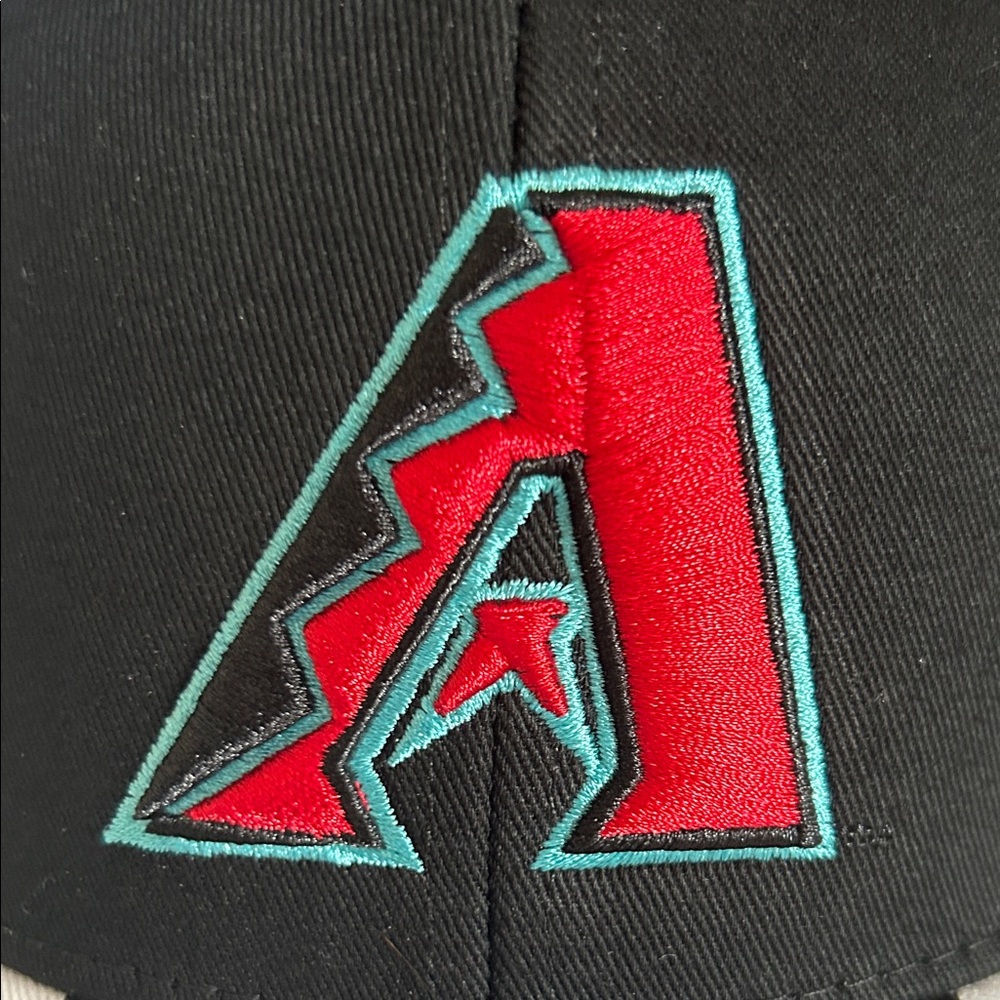 New Arizona Diamondback Black and White Checkered Cap with NASCAR Logo - Picture 3 of 11